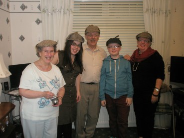 ANNE AND RELATIVES IN GLASGOW –  June 1 2013