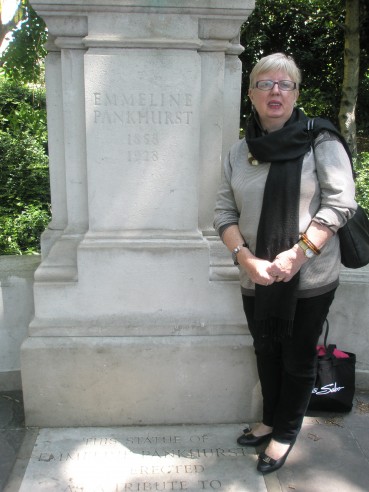 EMMELINE PANKHURST MEMORIAL LONDON – June 5 2013