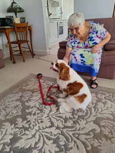 Lillian with Teddy