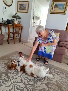 Lillian with Teddy