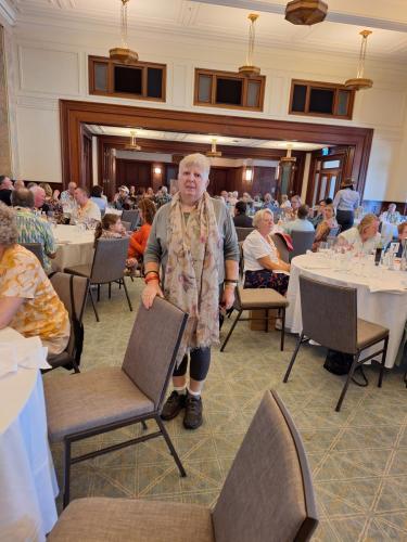 Anne at Lunch at Old Parliament House Canberra