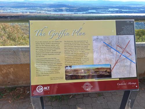 Canberra Sign at the Lookout 