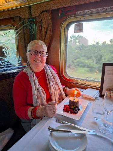 Anne with Birthday Cake on the Jan 5th 2025