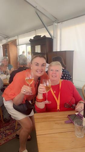 Anne and Helena Kelly (Ms. Holt) at Lowes Winery Mudgee